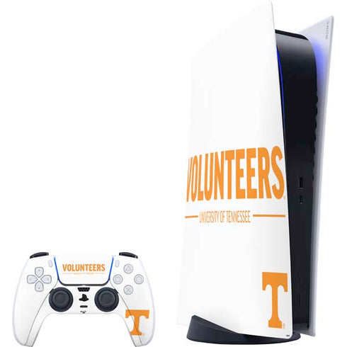 University of Tennessee-Knoxville Volunteers Text PlayStation PS5 Skins